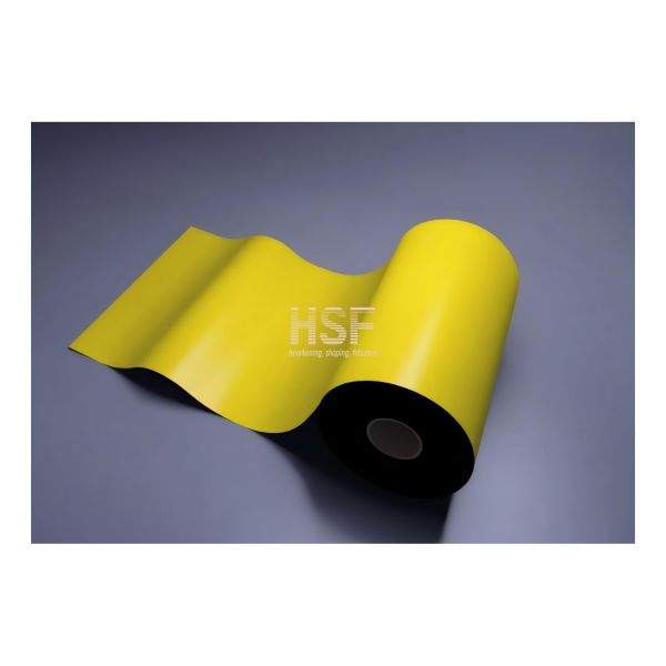 90μm Base Film 25μm Emboss Depth Yellow-Black Dual-Color CPP Film for High-End Stationery and Packaging
