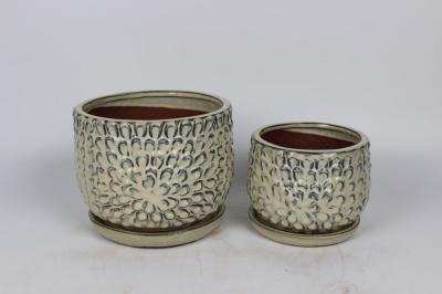 Indoor Ceramic Pots For House Plants 6 Inch And 8 Inch