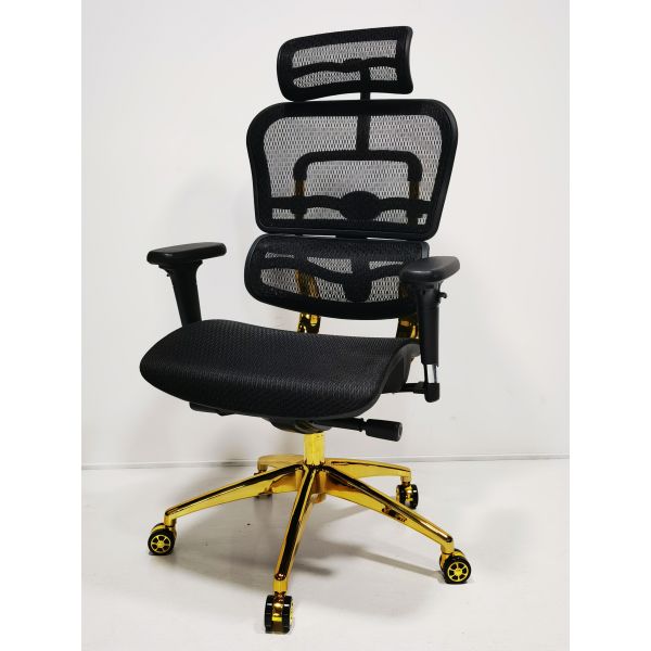 Manager Office Ergonomic Computer Chair Revolving With Sliding Mechanism