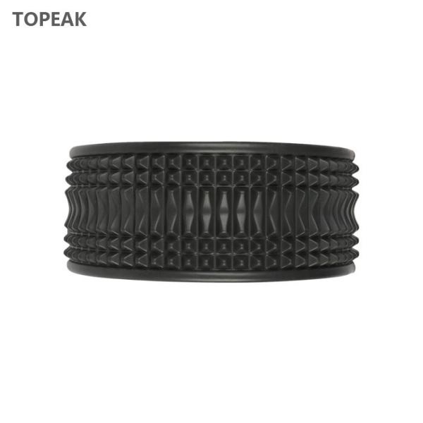 EVA Yoga Roller Wheel Exercises Back Stretches Circle Black 1.5kg