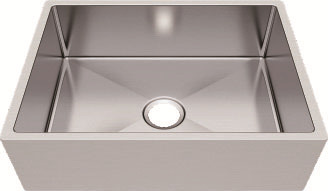 Раковина ванной комнаты прямоугольника почистила поверхностное покрытие щеткой с одиночным отверстием/одиночной кухней с нержавеющей стали