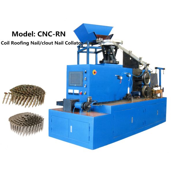 Automatic High-Accuracy Coil Nail Collator with PLC Control and 1500pcs/min Speed for Plastic Strip Nails