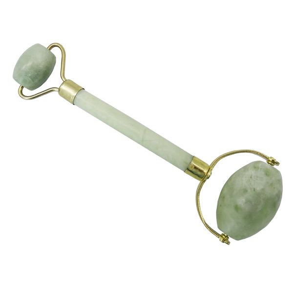 Xiuyan Jade Skin Care Jade Stone Facial Eye Therapy Skin Tightening Spa Wrinkle Remover Massager Face Roller With Flower Handle
