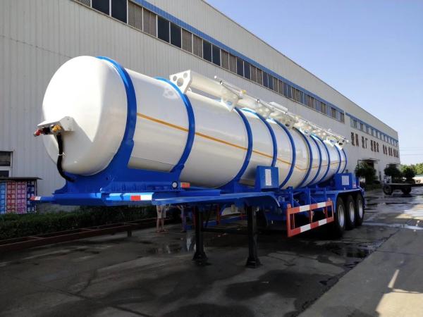 2 Axle 3 Axle AND9406LY36 Liquid Transport Gasoline Diesel Oil Fuel Stainless Steel Tanker Truck