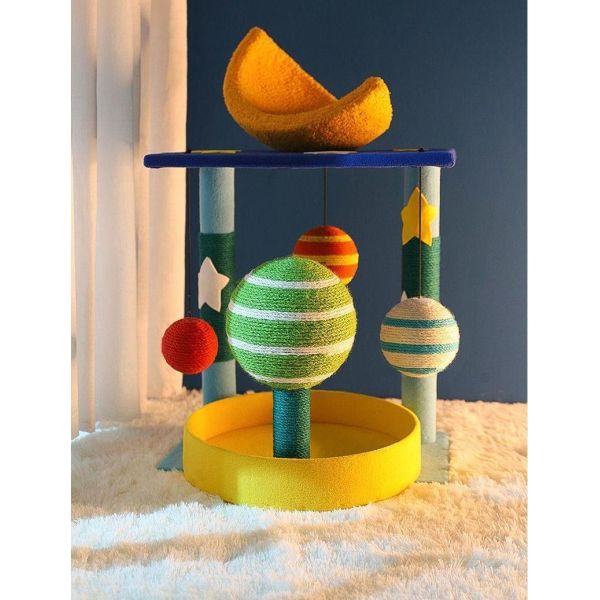 Customized Cat Tree for Your Feline Friend Scratch Board Crawling Frame Pillar and Toy