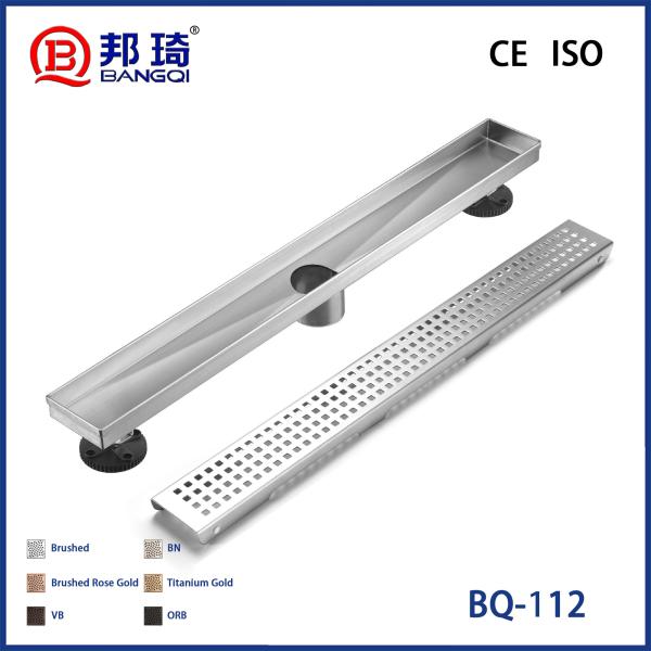 BQ-112 Drainage de plancher américain en acier inoxydable