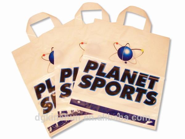 O costume imprimiu sacos de mantimento reusáveis, sacos de compras plásticos biodegradáveis
