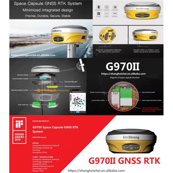 Unistrong G970II GPS GNSS RTK Receiver Base And Rover Surveying Instrument