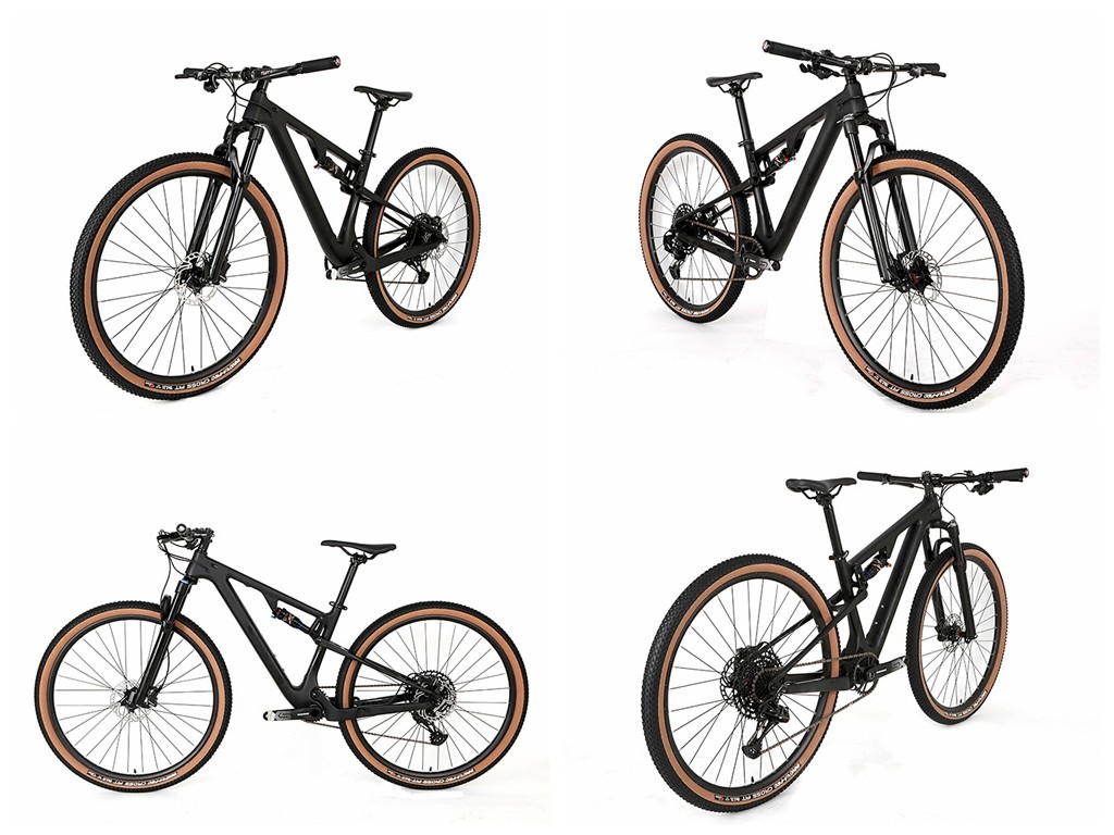 Горный велосипед подвеса волокна углерода TWITTER полный с автошиной MAXXIS