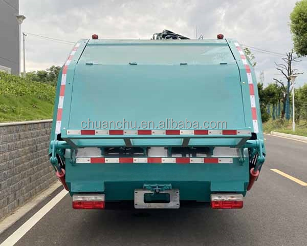 Dongfeng Compression Pure Electric Truck For Garbage Collection Eco Friendly