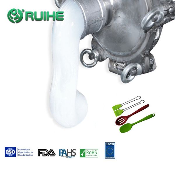 El silicón líquido de curado rápido de la categoría alimenticia de dos componentes cepilla a prueba de calor