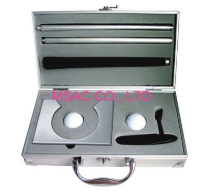Easy Carry Aluminum Cue Case Silver Color MSAC ABS Golf Carrying Case