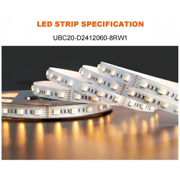Flexible RGBW LED Strips ideal for hotels offices retail stores gyms and art galleries requiring adaptable lighting solutions