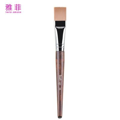 TOUCH UP 05  High-End Ultra Fine Thin Flat Liquid Foundation Brush Synthetic Hair Copper OEM ODM Manufactor