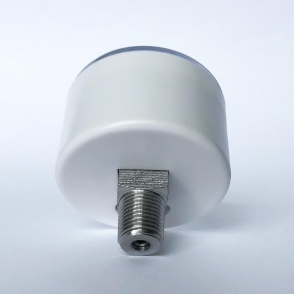 SS 316 Bourton Tube Axial Pressure Gauge Plastic Case 40mm Stainless Steel Connector