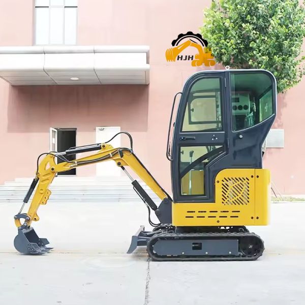 Crawler Digger Free Shipping Mini Excavator With Cabin 1 Ton 2 Ton JF Hydraulic Pump