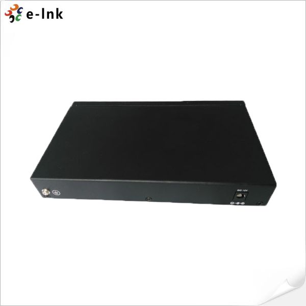 Managed 8x100M SFP + 1x1000M SFP/TP Combo Ethernet Fiber Switch DC12V 2A Uplink