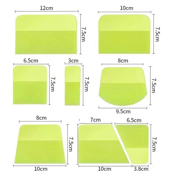 Flexible 5 In 1 Car Wrap Tool Set Squeegee Durable For PPF Clear Films