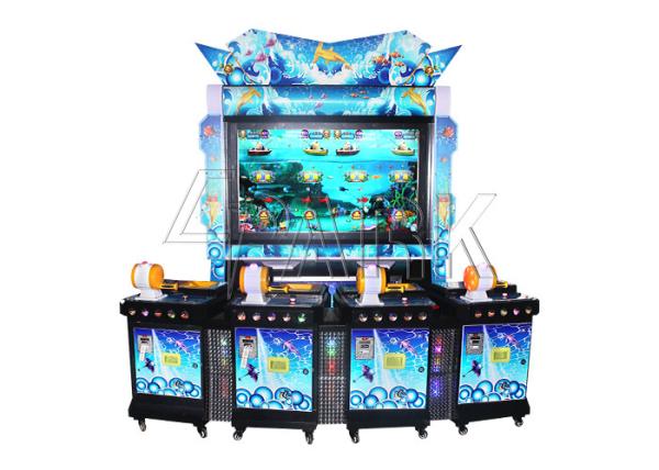 55 Inch Monitor Coin Operated Arcade Machines Redemption Fishing Game