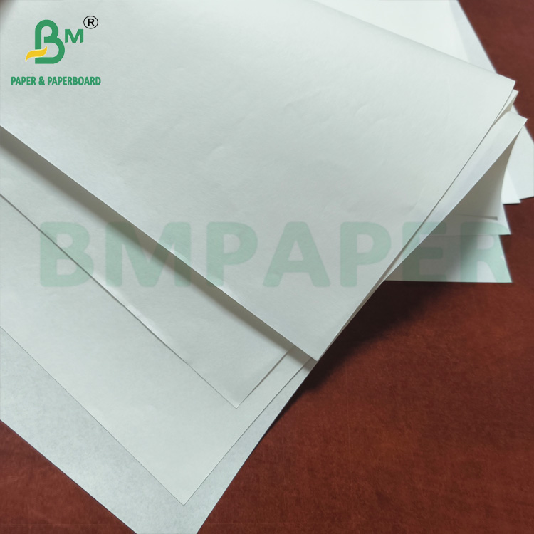 White Food Wrap Paper Material 35gsm 40gsm 45gsm Resistant To Grease And Moisture Белая пищевая упаковая бумага Материал 35 гг. 40 гг. 45 гг. Устойчивая к жиру и влаге