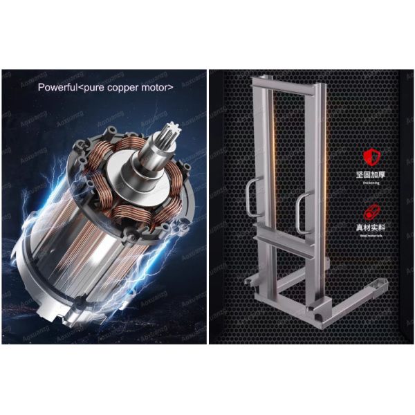 3T 2M High-Efficiency Electric Forklift Handling Stacking Goods Electric Propulsion Electric Stacker
