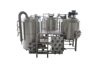 10BBL 3 Vessel Brewhouse with Sanitary Stainless Steel Material And Steam Heated