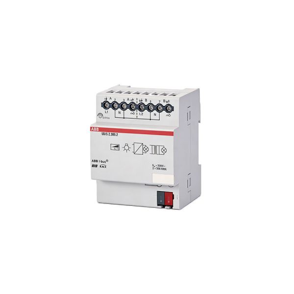 UD/S2.300.2 ABB 2-Channel 300W Universal Dimming Actuator KNX Compatible