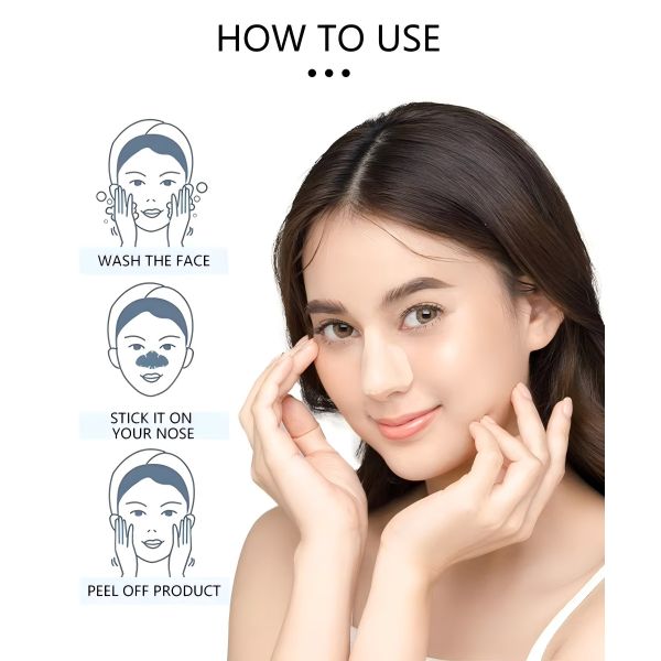 Customized Hydrocolloid Nose Pore Strips Sheet Mask Acne Treatment 5x9cm