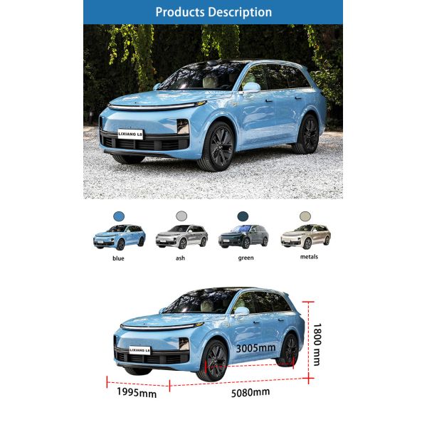 Lixiang Li L8 Электрический гибридный автомобиль Luxury Suv EV Новые энергетические транспортные средства