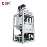 Machine de refroidissement par eau et par air de tubes à glace en acier inoxydable SUS304