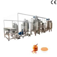 2000kg/h High Efficiency Fully Automatic Peanut Butter Production Line Adopts PLC Program Control And Easy Operate