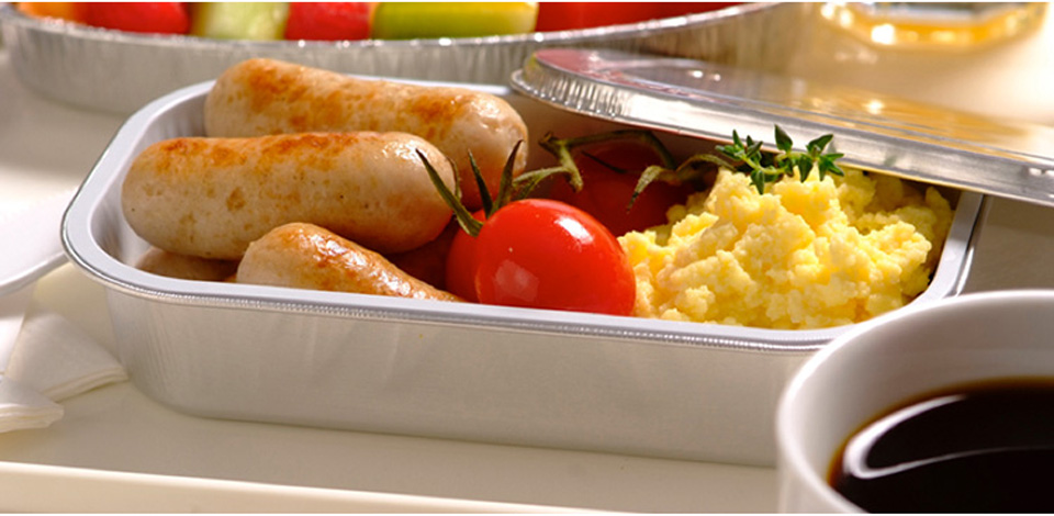 контейнеры еды авиакомпании пищевых контейнеров алюминиевой фольги 250ml устранимые летные покрытые поставляя еду с крышками