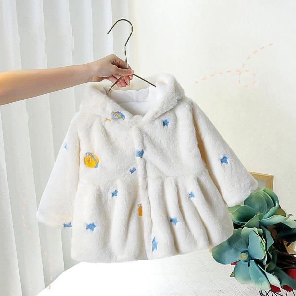 Cute Rabbit Ear Childrens Winter Jackets Children'S Outdoor Jackets For Toddler Girls