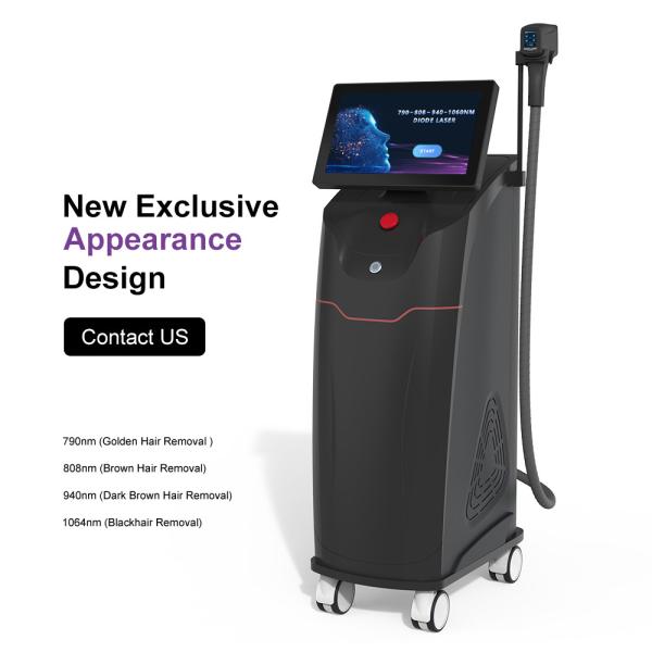 Power 940nm Diode Laser Hair Removal Machine 1600W Beauty Device With 808nm Wavelengths
