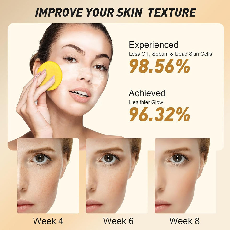 OEM ODM Natural Cleansing Salicylic Acid Cleansing Brightening Self owned Brand Kojic Acid Turmeric Cleansing Toner Pad