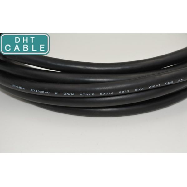 7.0 Meters Black Mini Camera Link Interface Cable 85MHz with SDR / HDR Connector 26pin