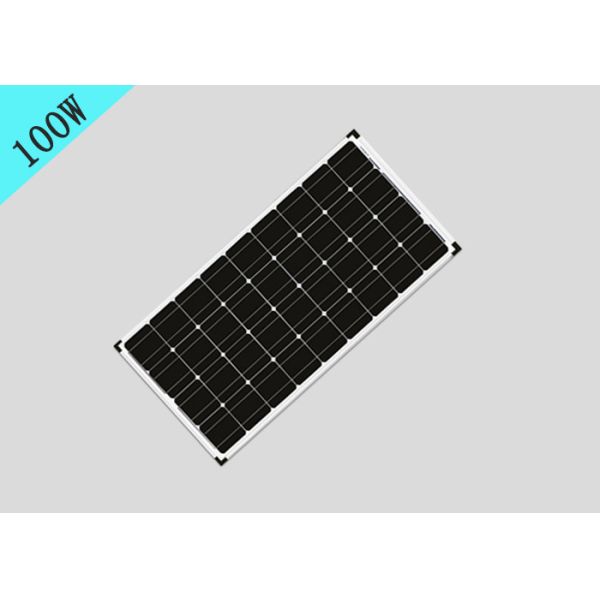 100w Small Monocrystalline Solar Panels , Transparent Solar Panels TUV Certification