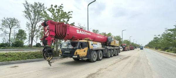 2022 Sany Used SAC3500 Crane With A 92m Main Boom, A 36m Jib, And A 120-Ton Counterweight. Excellent Working Condition.