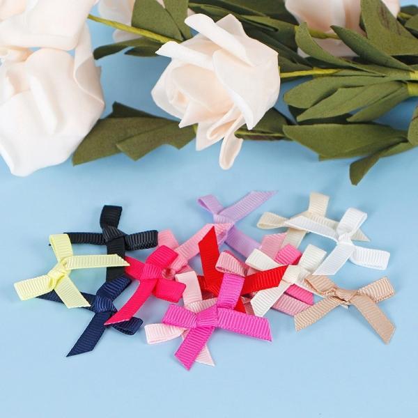 Embalagem de presente Pré poliéster 3,5 cm Grosgrain Ribbon Bow para vestuário por MSD Ribbon