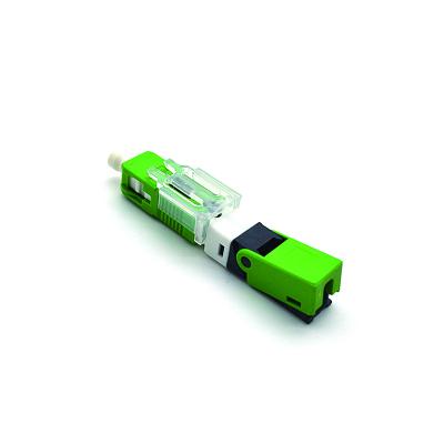 FTTH SC APC 0.3dB Single Mode 55MM Fiber Optic Fast Connector