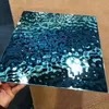 Mirror Gold Color Water Ripple Pattern 304 Grade Stainless Steel Sheet for Decorative Ceiling