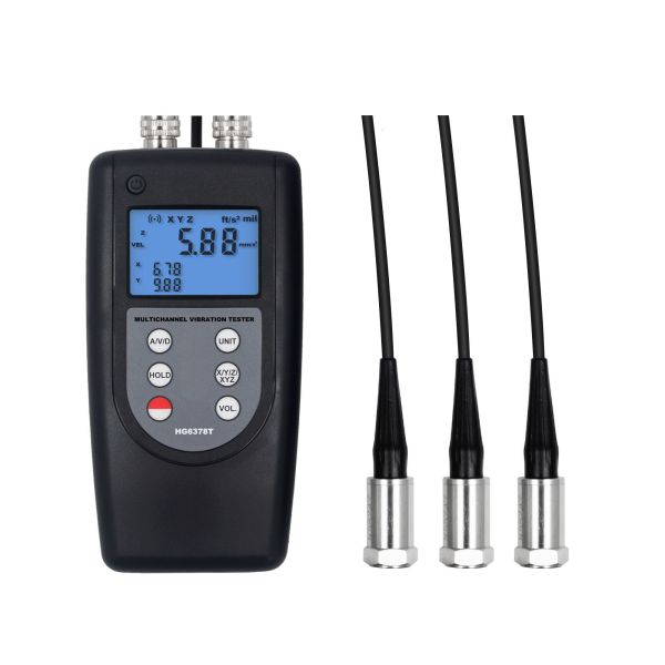 HG6378T Vibration Meter Accurate Repeatable Measurements 140x73x35mm