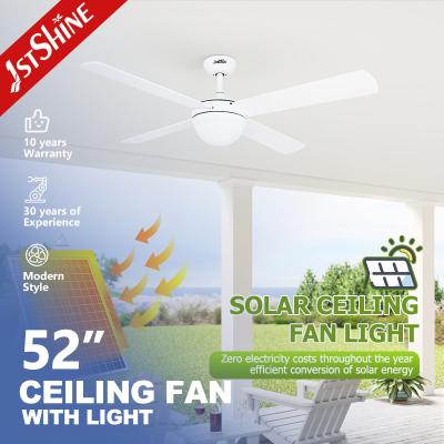 2- Ventilador de teto de economia de energia solar com baixa tensão estável e energia solar
