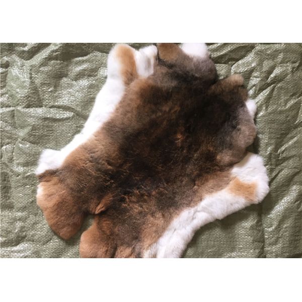 Piel auténtica del conejo de las chaquetas para el tiro del invierno, pieles blancas de la piel del conejo de los 22*30cm 