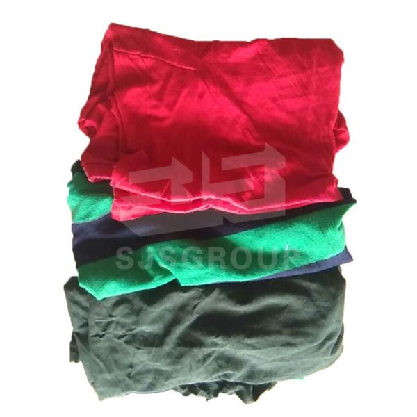 High absorbency Cotton Cutting Cotton Rags Used Mixed Color Cleaning Rags trapos industriales tshirt rags