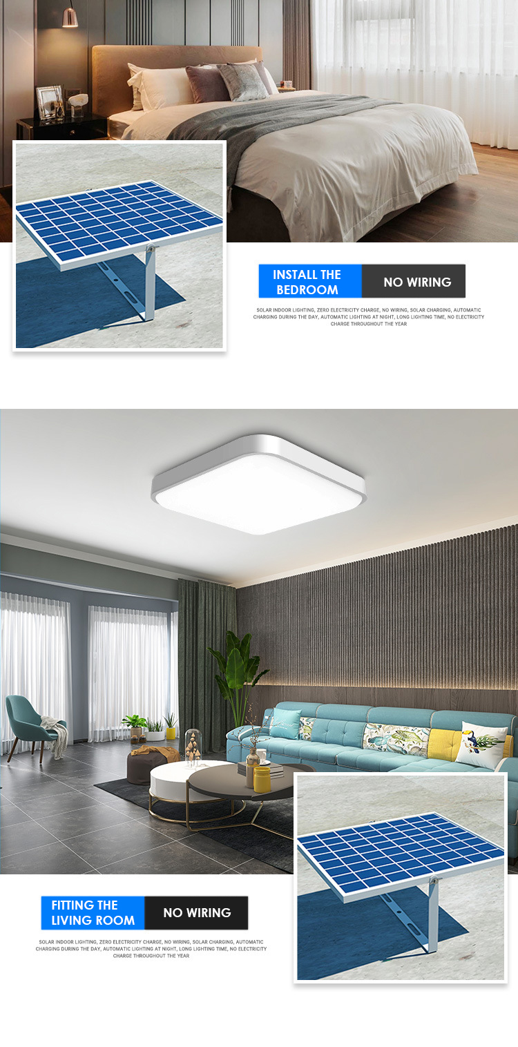 Света предохранения от глаза светов сарая солнечной энергии Alu 6000K квадрата солнечные крытые для газебо