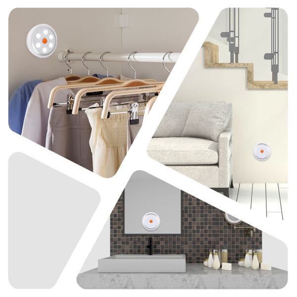 LED Night Light With Remote Controller Under Cabinet Lighting Brightness Adjustable Time Control Night Lamp