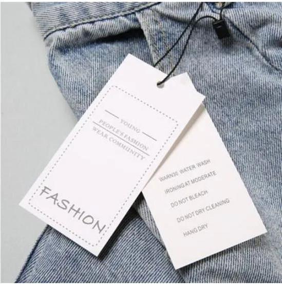 Biodegradable Stone Paper Packaging Clothing Label Stone Paper Products