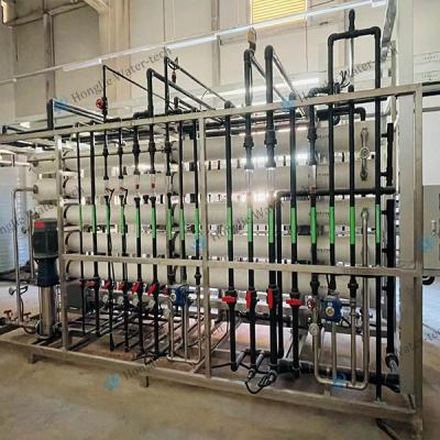Usine de traitement d'eau ultrapure de 7 tonnes/heure économe en énergie pour la fabrication de plaquettes