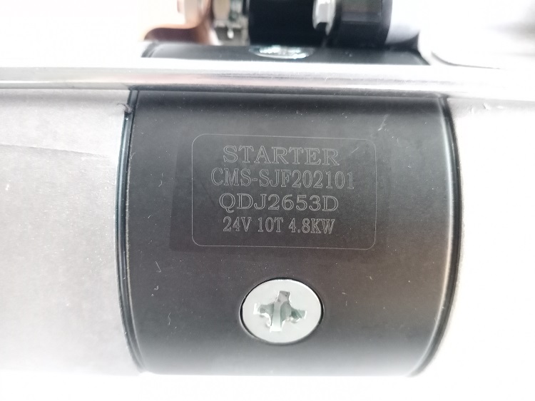 Мотор стартера 8200417 39MT 24V 7.2KW для Cummins Engine